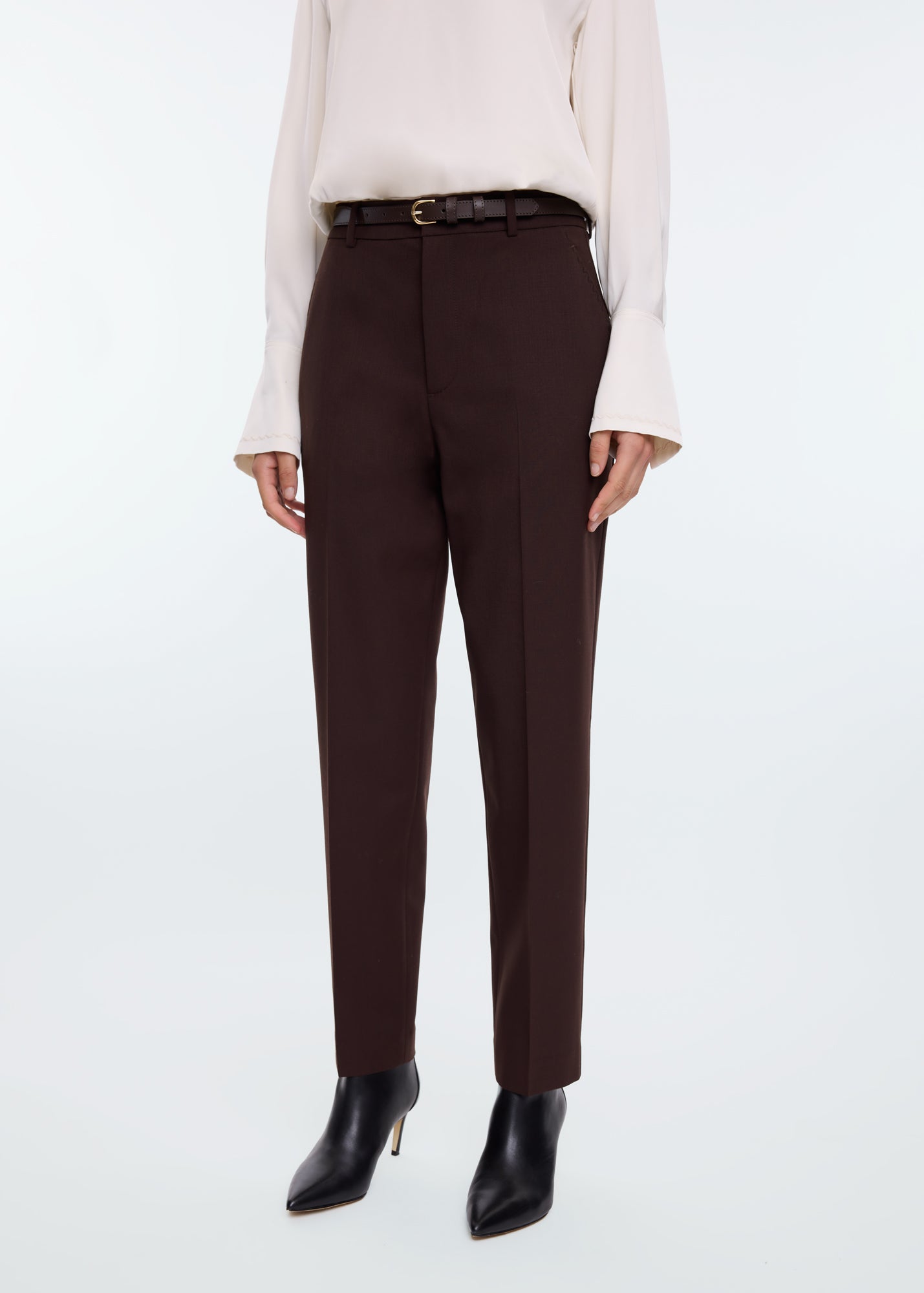 Broek Decostitch woolmix pants