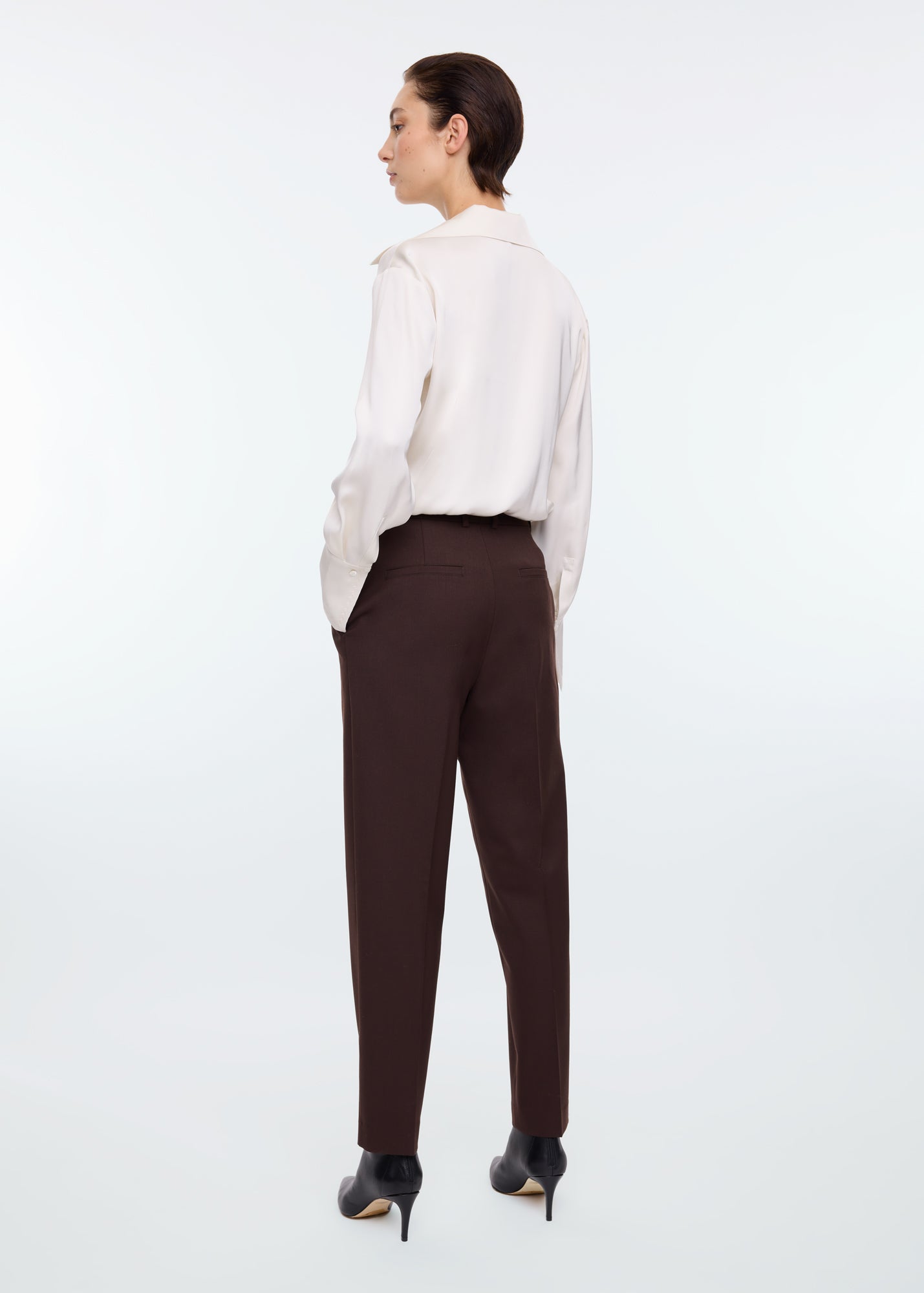 Broek Decostitch woolmix pants