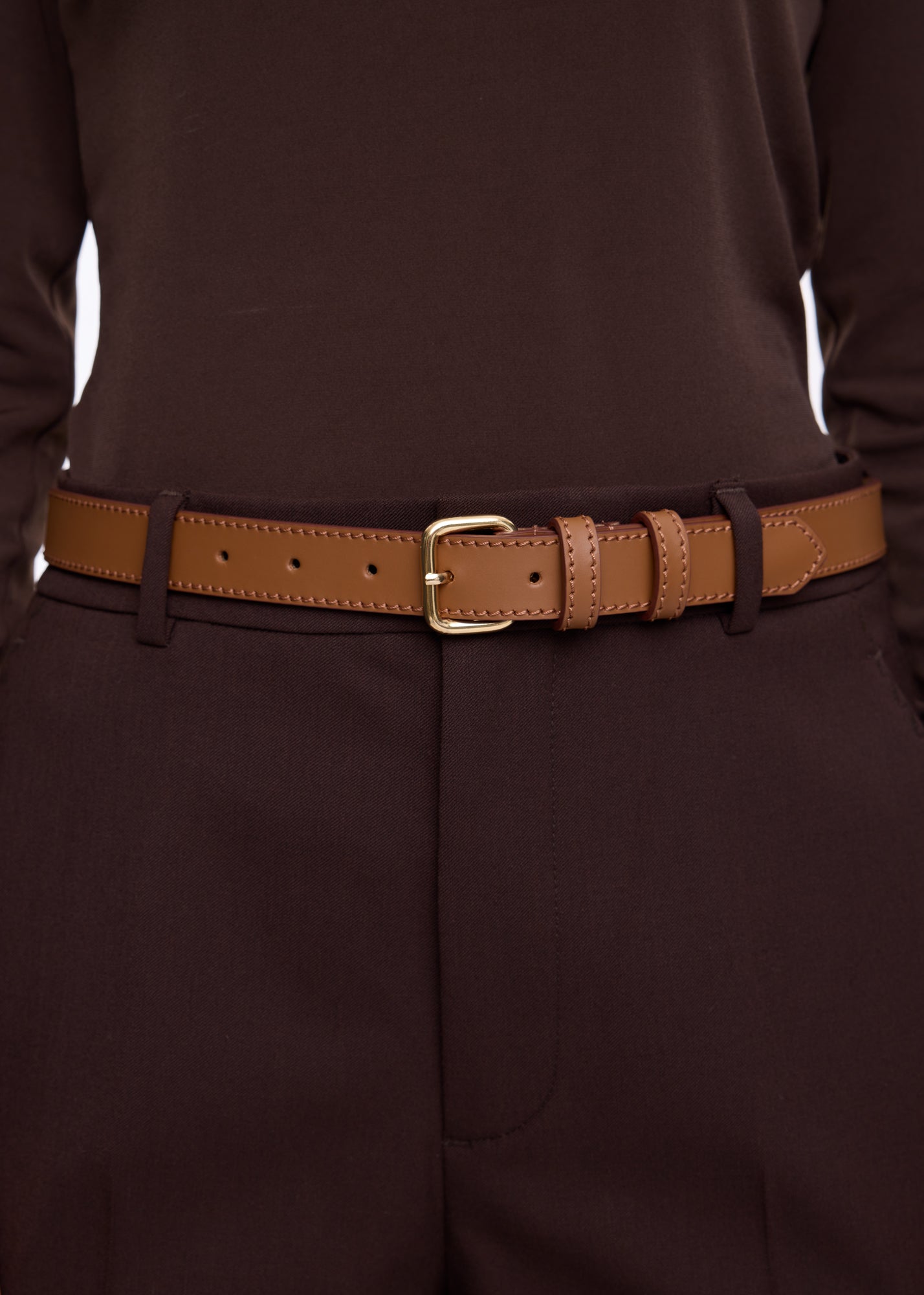 Leather belt