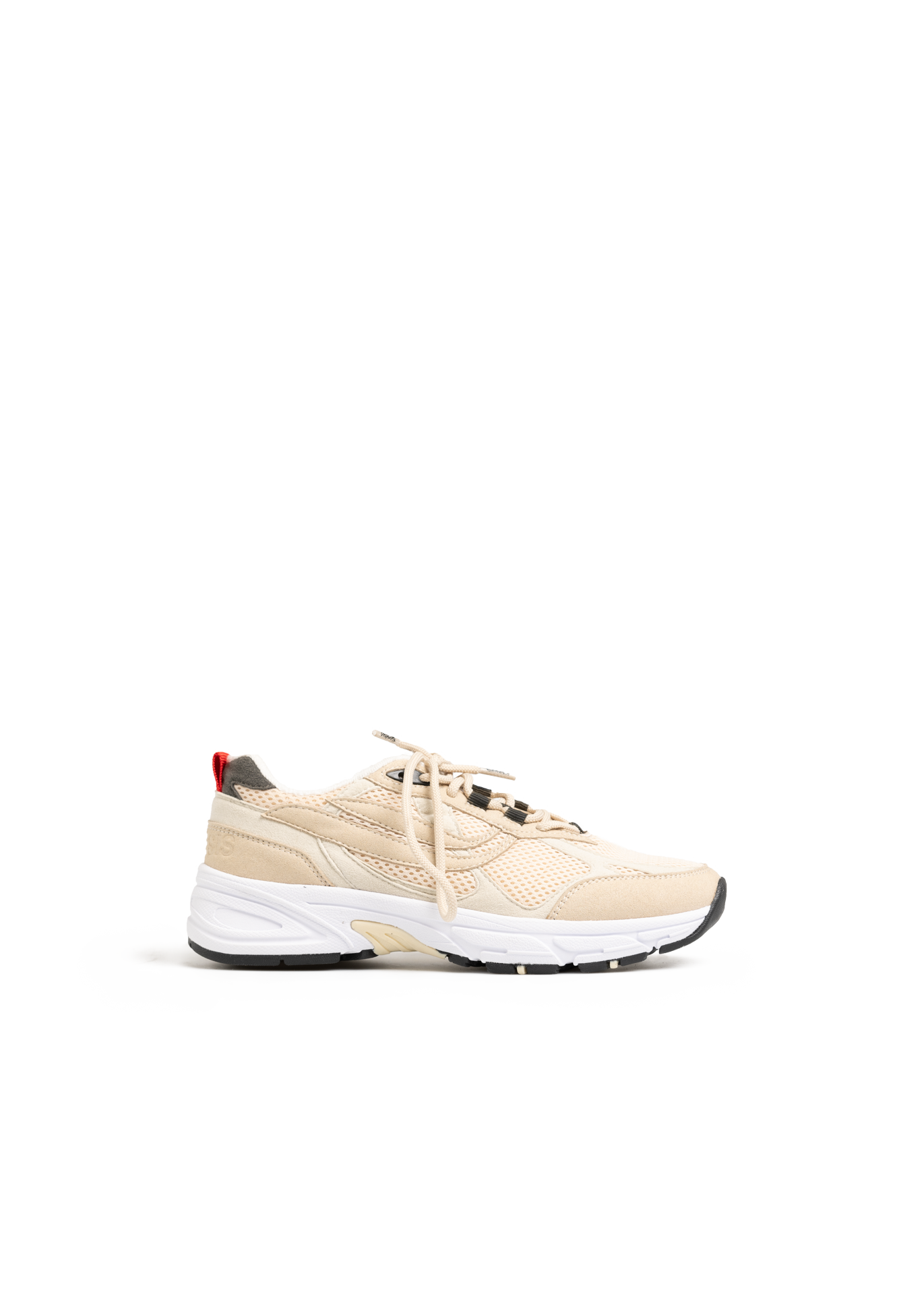 Sneakers with beige detail