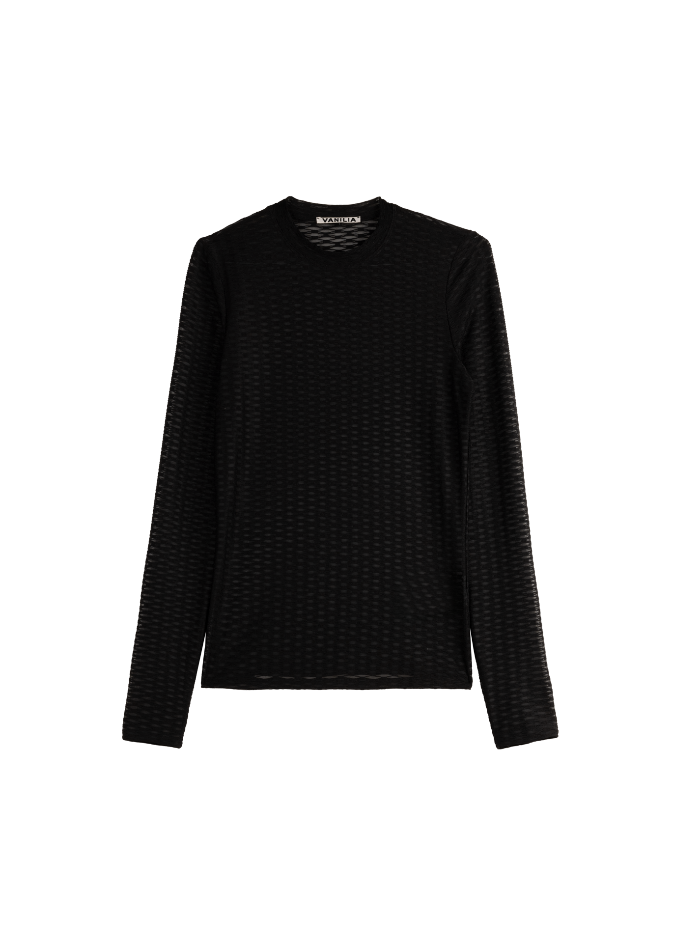 Top Pattern mesh longsleeve