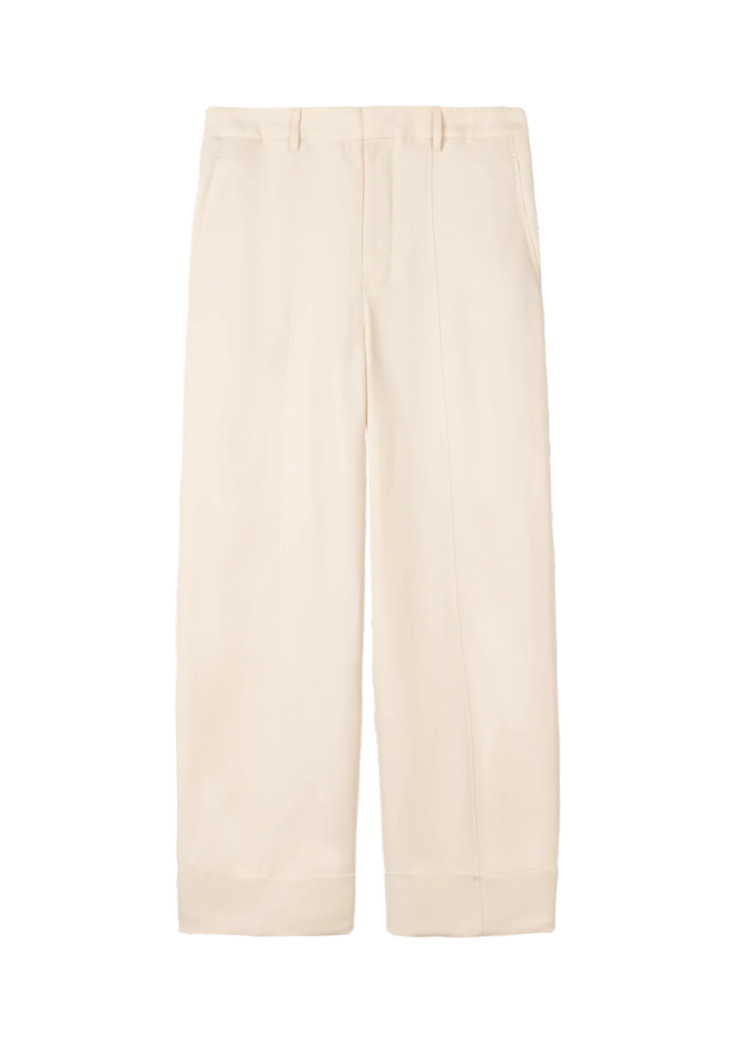 Tapered linen trousers