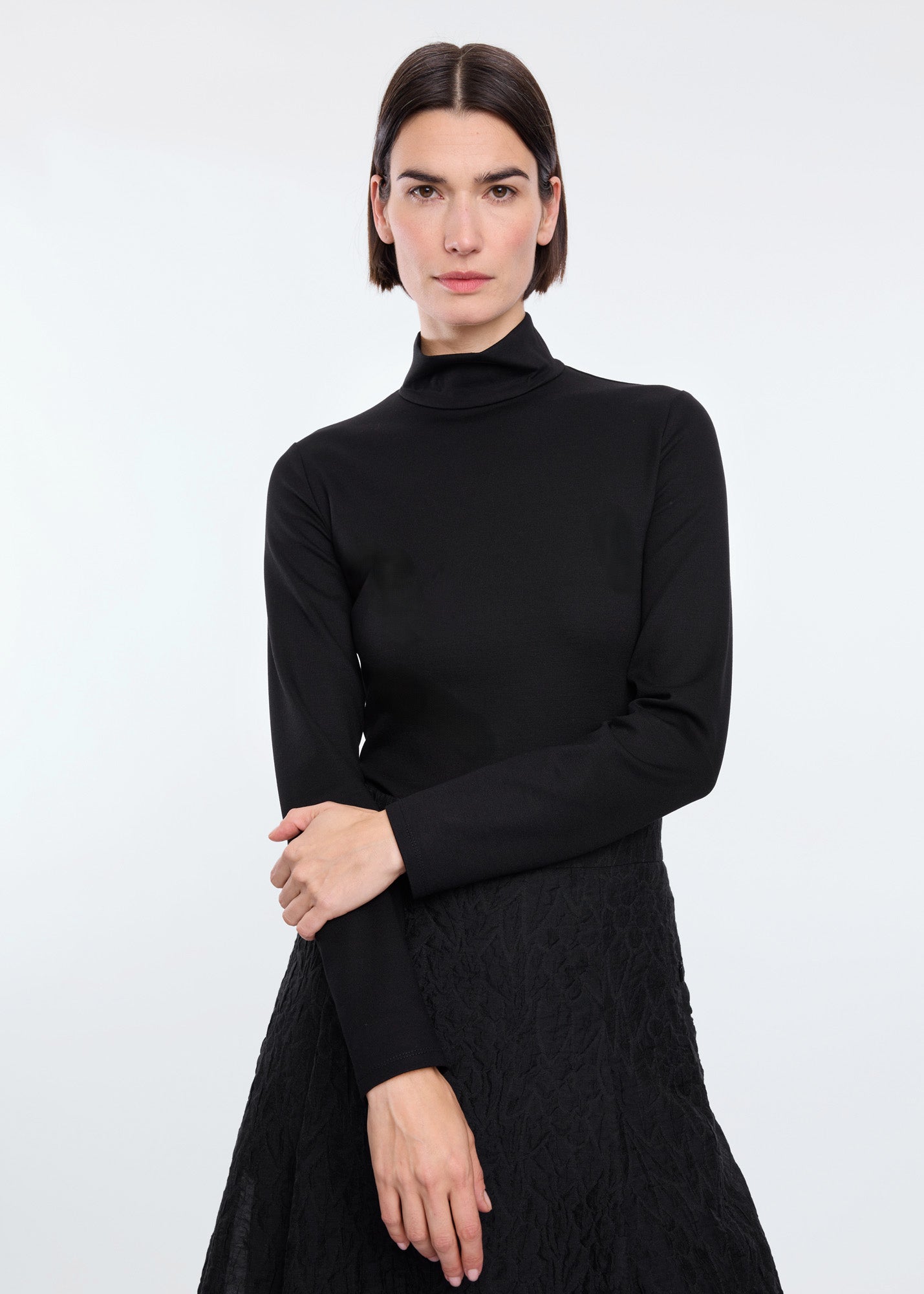 Viscose turtleneck top