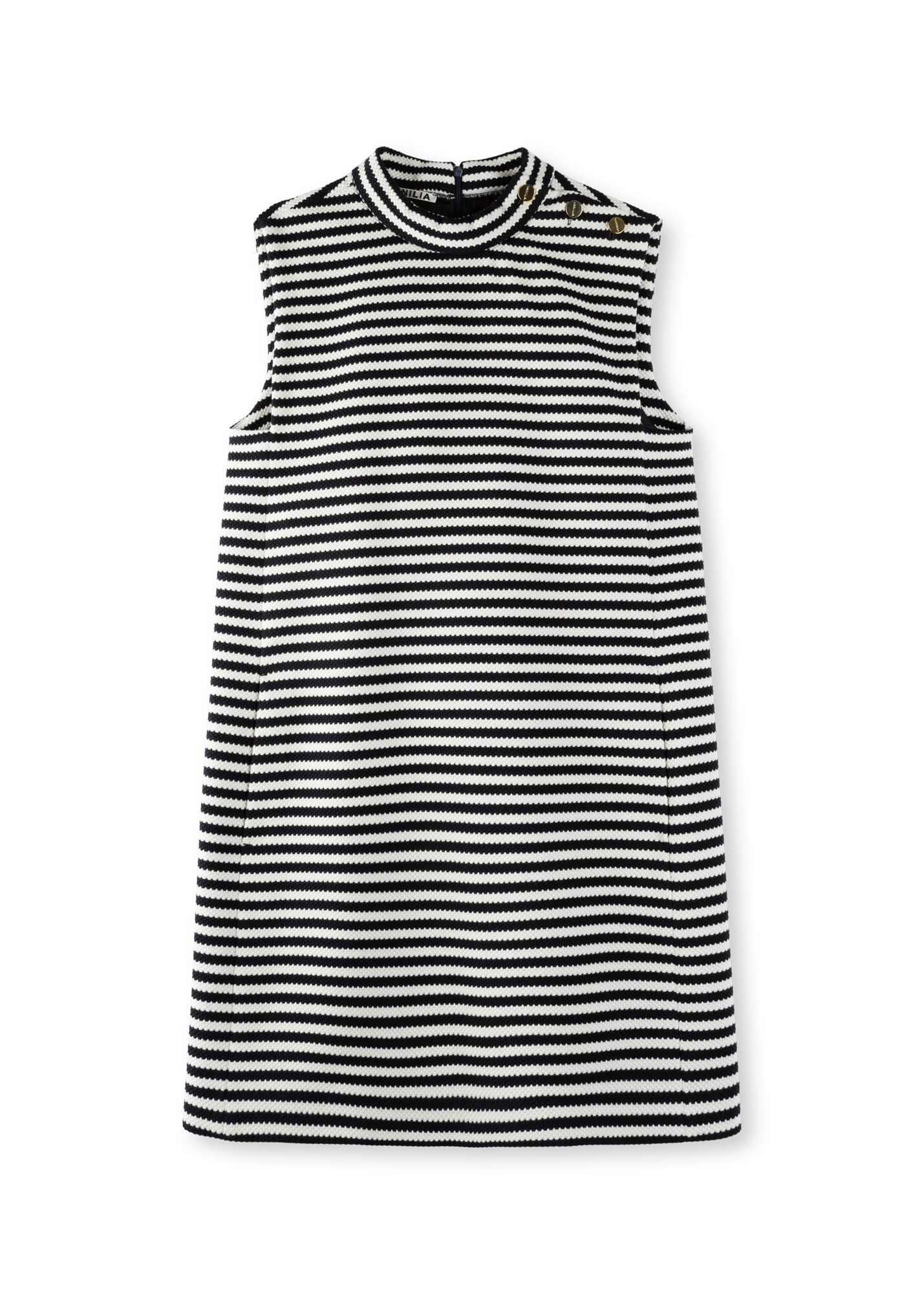 Sleeveless striped dress